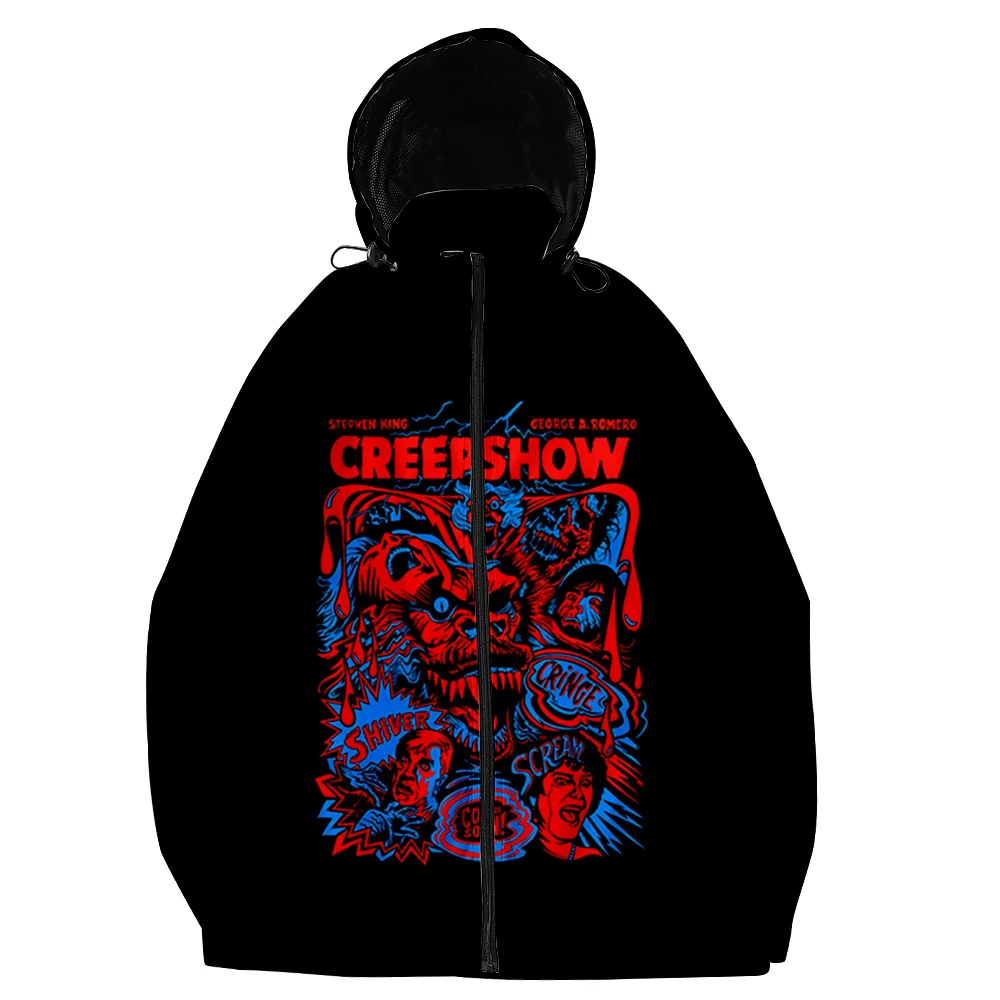 

Creepshow сезон 2 ужасов ТВ 3D ветровка На Молнии Мужское пальто Модные 2021 Новое поступление плащ-Тренч