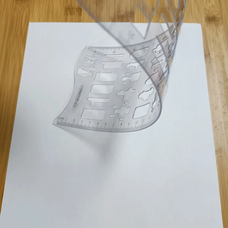 Шаблон для рисования дорожных символов и линейки|Линейки| |