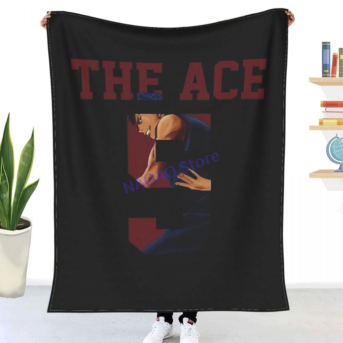 

Kuroko No Basket Aomine Daiki The Ace Nr 5 Jersey Throw Blanket Sheets On The Bed, Blanket On The Sofa, Decorative Lattice