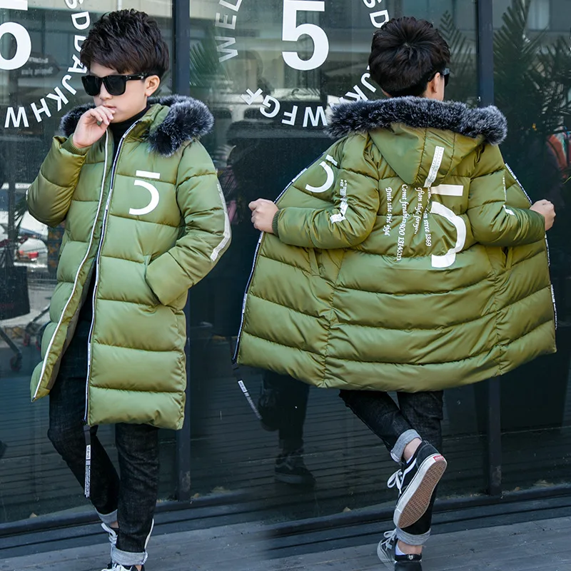 Детская утепленная куртка на возраст от 10 лет до 30 градусов из плотного хлопка |