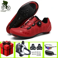 2021road cycling sneakers add pedals ultralight self locking mens cycling shoes bike breathable superstar riding bicycle shoes