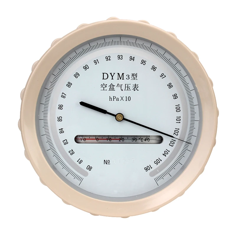 

Customized DYM3 type empty box barometer atmospheric pressure gauge aluminum alloy packing box barometer