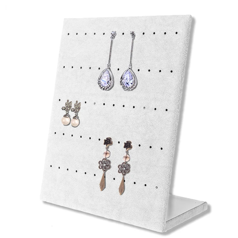 

L-type Earrings Ear Studs Display Rack Stand Jewelry Storage Organizer Holder