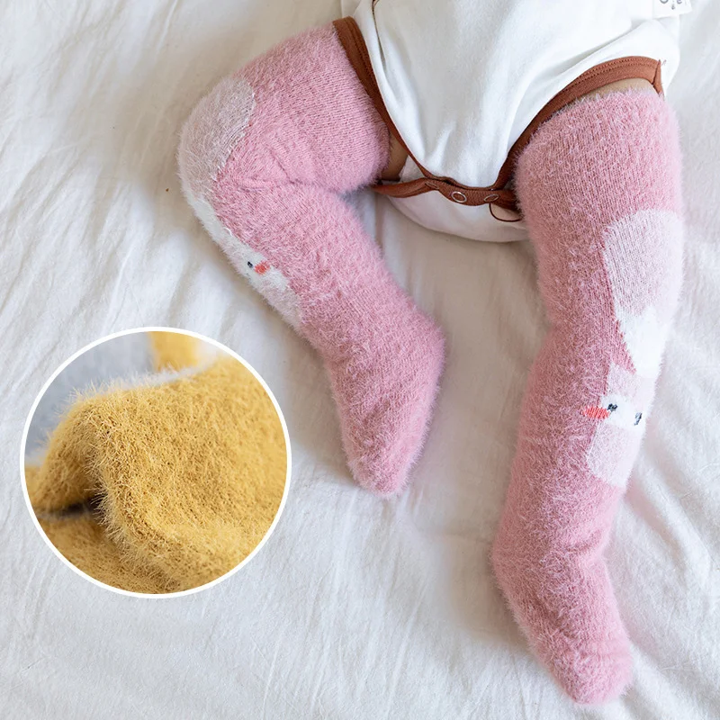 0-8T Children's Socks Autumn and Winter Thicken Warm Infant Socks Baby Boys Long Tube Sock Newborn Kids Socks Baby Girls Socks