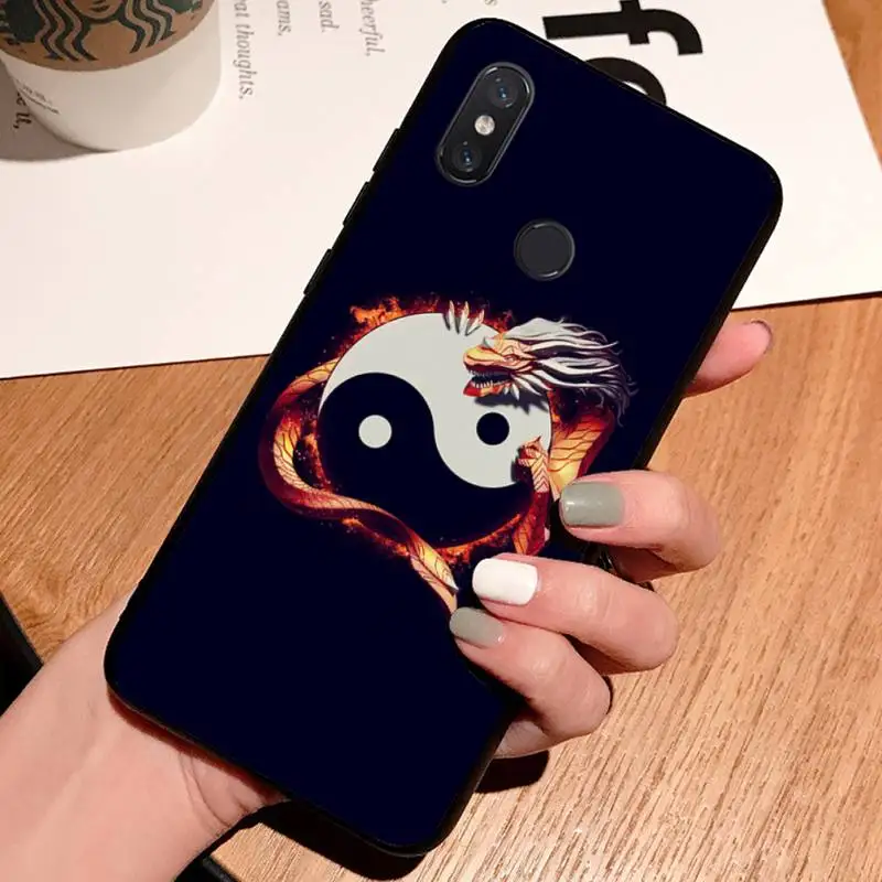 

Eight Diagrams Taiji Yin Yang high quality Phone Case shell For Xiaomi Redmi note 7 8 9 t k30 max3 9 s 10 pro lite