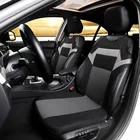 KBKMCY жаккардовые тканевые чехлы на передние сиденья для honda civic 2006 2011 accord 2003 2007 crv civic 4d 2008 accord 7 2009 stepwgn