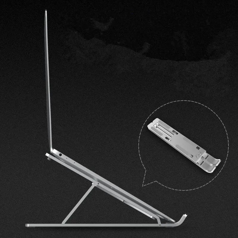 Folding Portable Laptop Stand Viewing Angle/Height Adjustable Aluminum Alloy Bracket for Notebook MacBook Computer Holder | Автомобили и