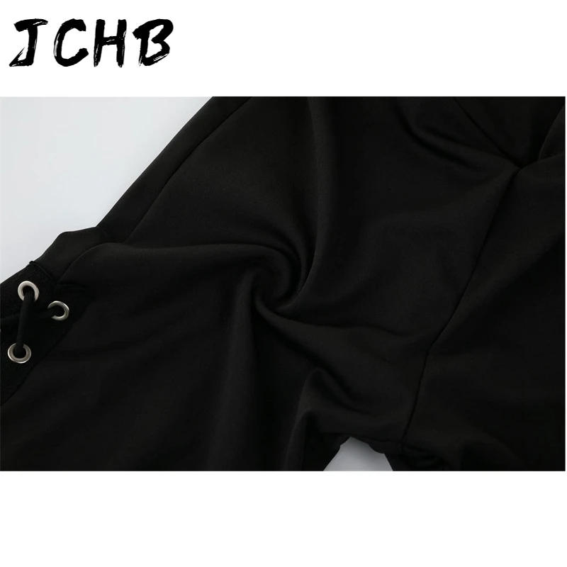 

Slim Sexy Side Pencil Eyelet Leggings Women Casual White Black Long Bandage Sport Fitness Elastic Legging Femme Autumn Winter