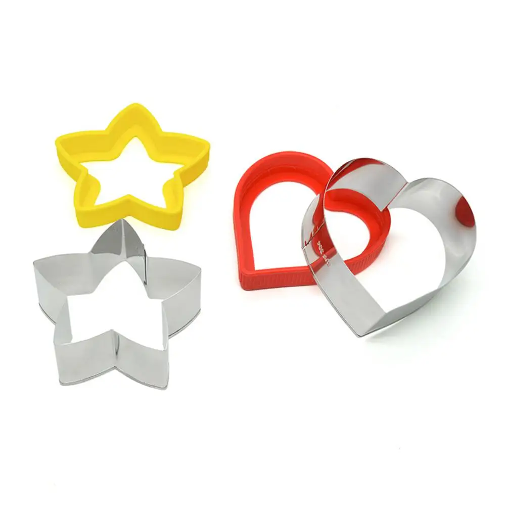 4 шт./компл. резак для печенья из нержавеющей стали резки конфет форма овощей