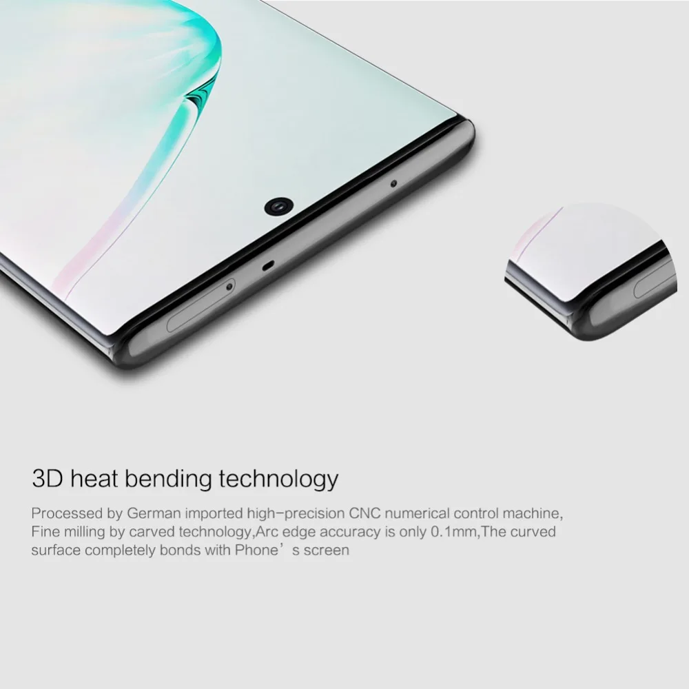 Для samsung Galaxy Note 10 S10 S8 S9 Plus S10E Nillkin 3D полное покрытие закаленное стекло протектор экрана для samsung Note 9 8 стекло