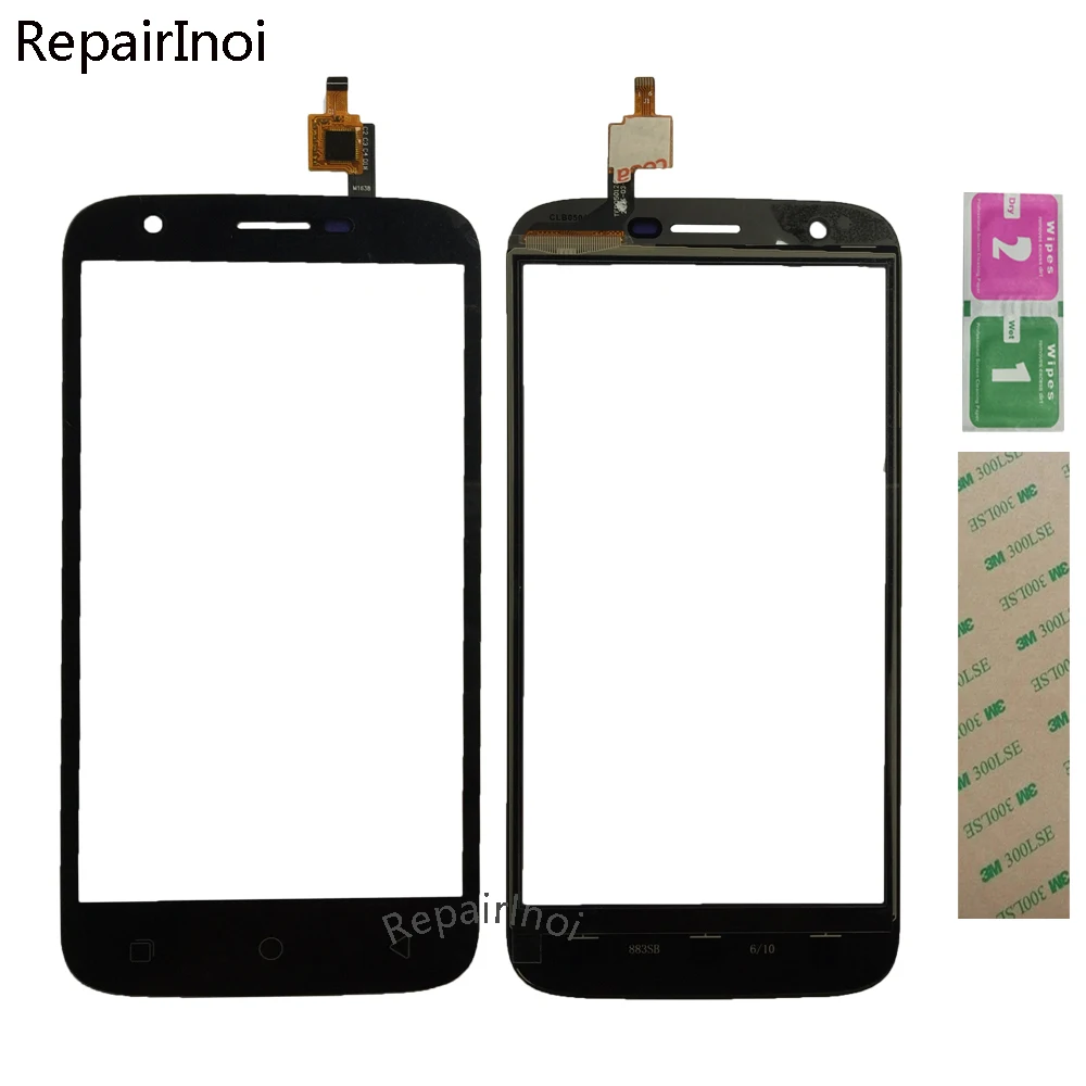 

10pcs Touch Screen Mobile For DEXP Ixion ES650 Touch Screen Digitizer Panel Front Glass Sensor 3M Sticker