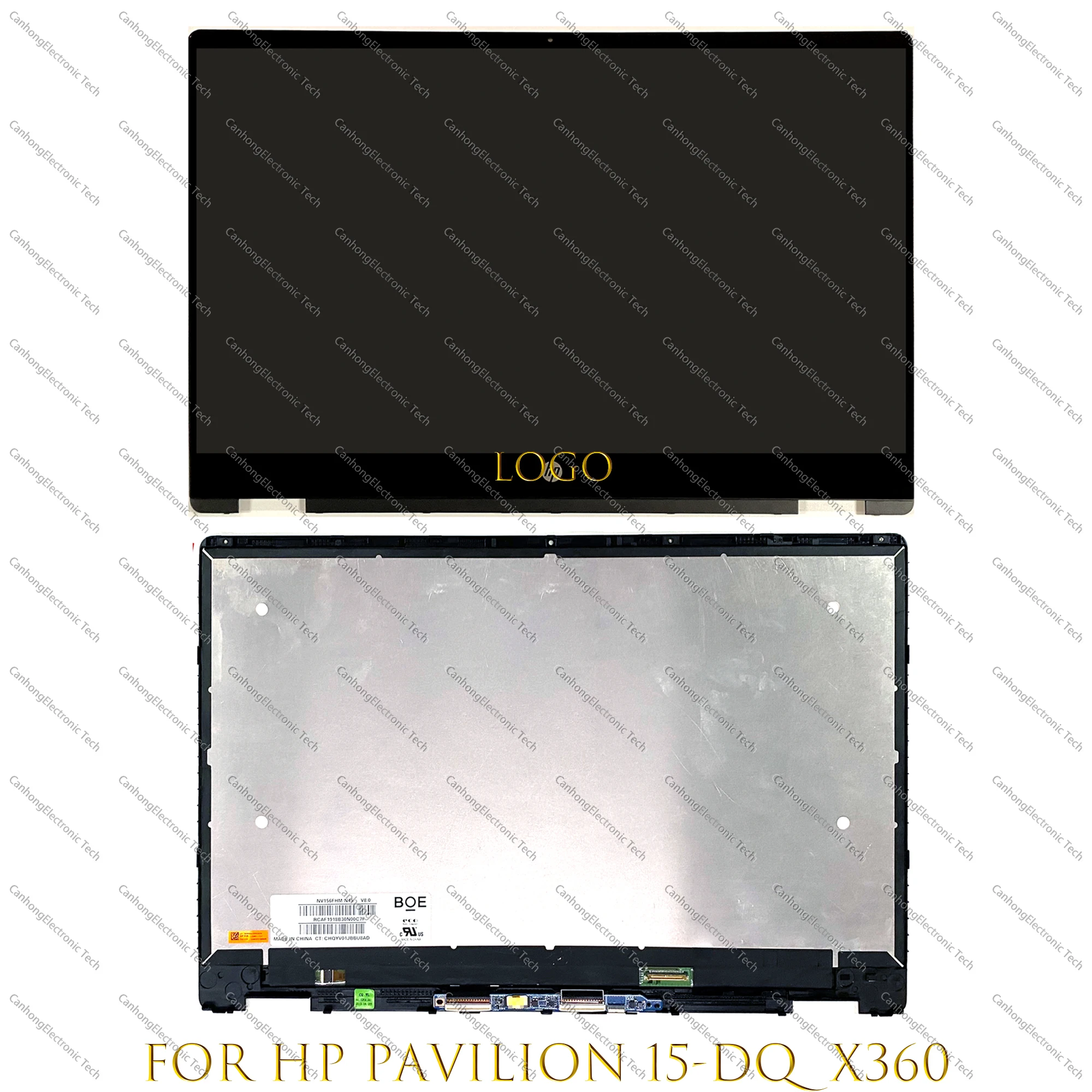 15 6 дюймовый FHD 1080P ЖК дисплей сенсорный экран планшета IPS Дисплей сборки L51358 001 L51357