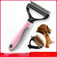 special dog hair removal comb for pet supplies double sided knotting knife for large and small dogs