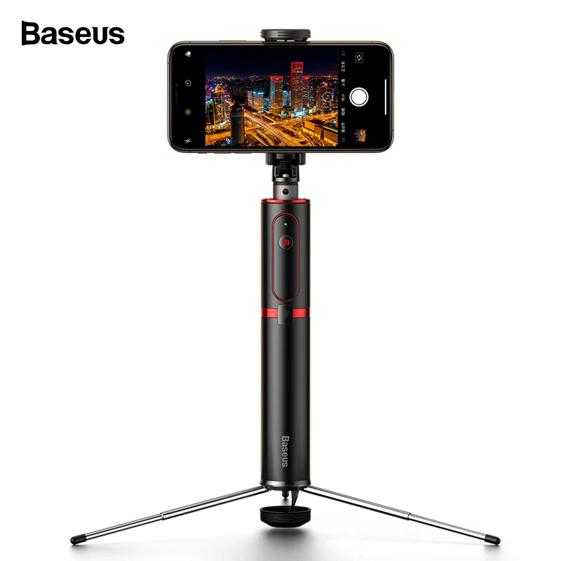 Baseus Bluetooth селфи палка штатив беспроводной селфи палка для iPhone 11 Xiaomi Mi huawei samsung мобильный телефон Selfiestick монопод