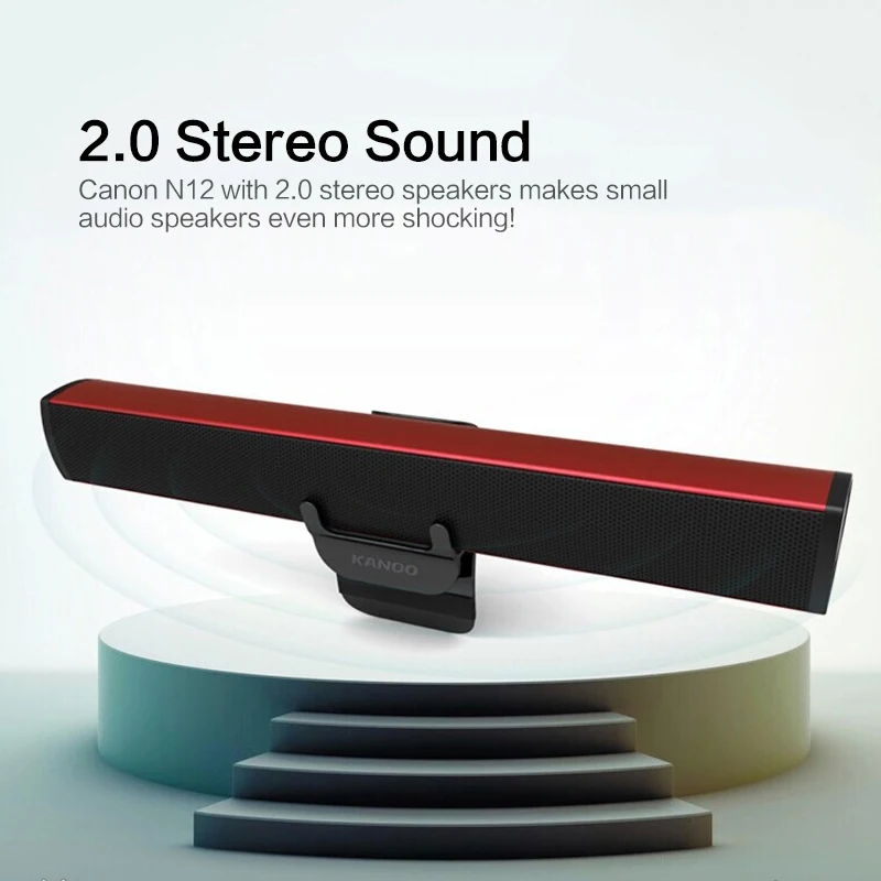 Портативный мини динамик для ноутбука/компьютера/ПК сабвуфер USB звуковая панель