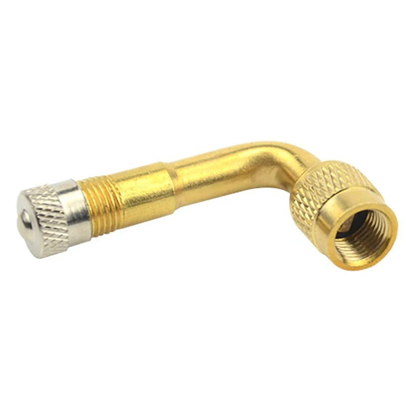 Air Tyre Valve Tire Valve Stem Extenders Extension Adapter 45/90/135 Degree Angle Brass for Car Truck Motorcycle Electric car