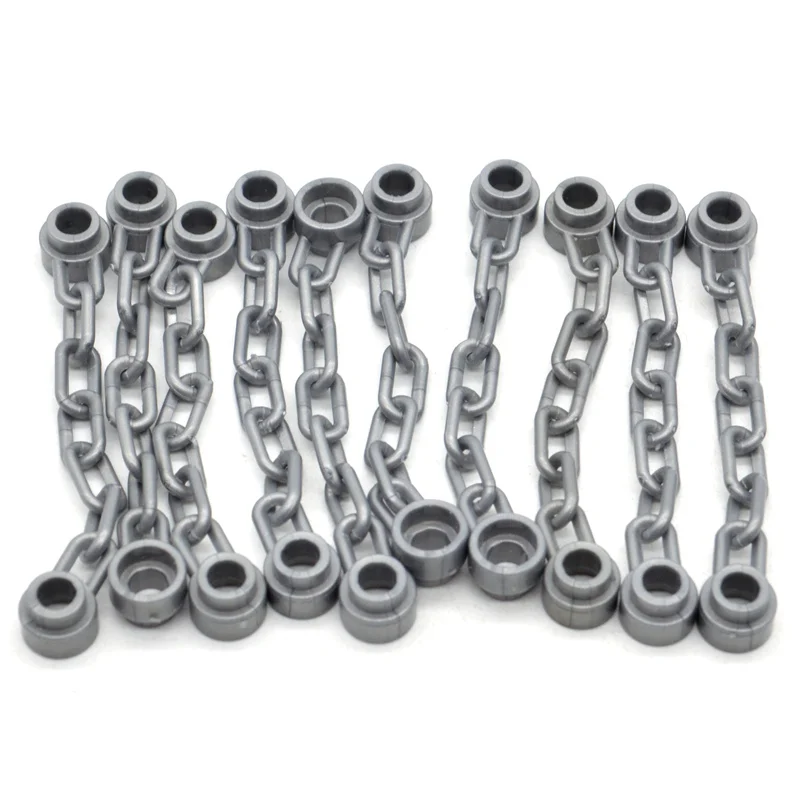 Цепочки звеньев кирпичей для моста MOC 10 шт./с запчасти моделей тяги строительные