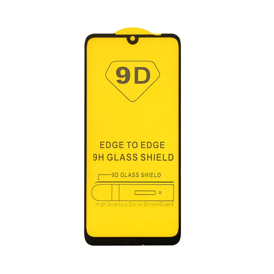 Прозрачный 9D Защитное стекло для Xiaomi mi 9t mi Play A3 Lite CC9E Red mi Note 7 защитное стекло с полным клеем на xio mi 9se 9x защита экрана - Цвет: Прозрачный
