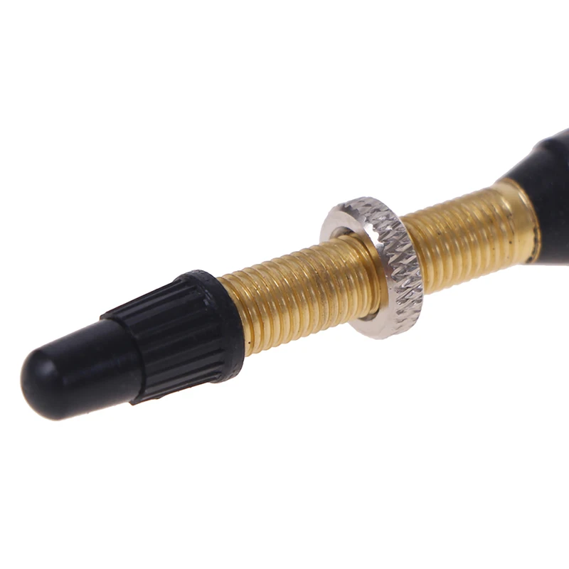 

Bicycle 1Pair 48mm/60mm Presta Valve for Road Tubeless Rim Alloy Or Brass Stem Brass Core