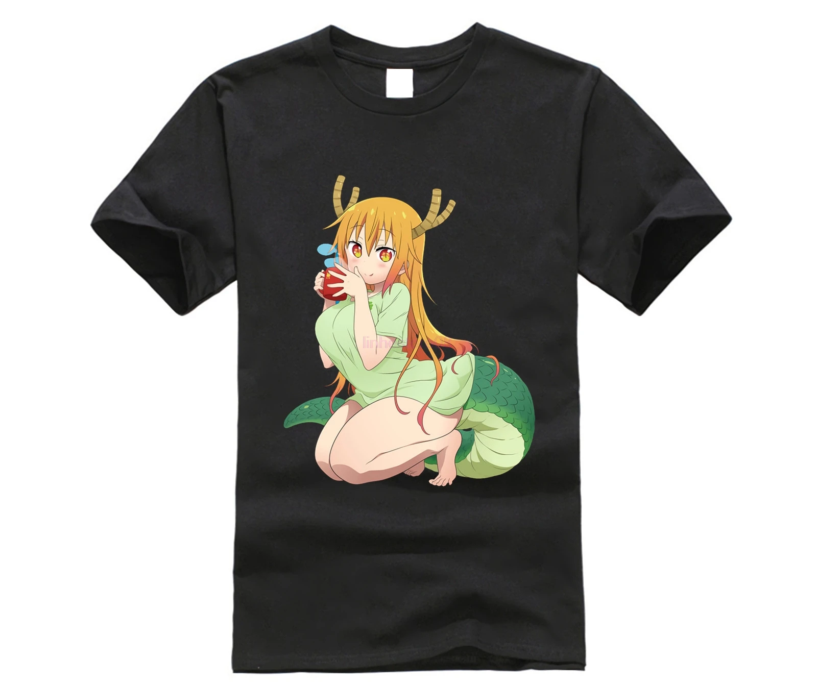 Забавная Мужская футболка Morning Tohru Miss Kobayashis Dragon Maid|Мужские футболки| |