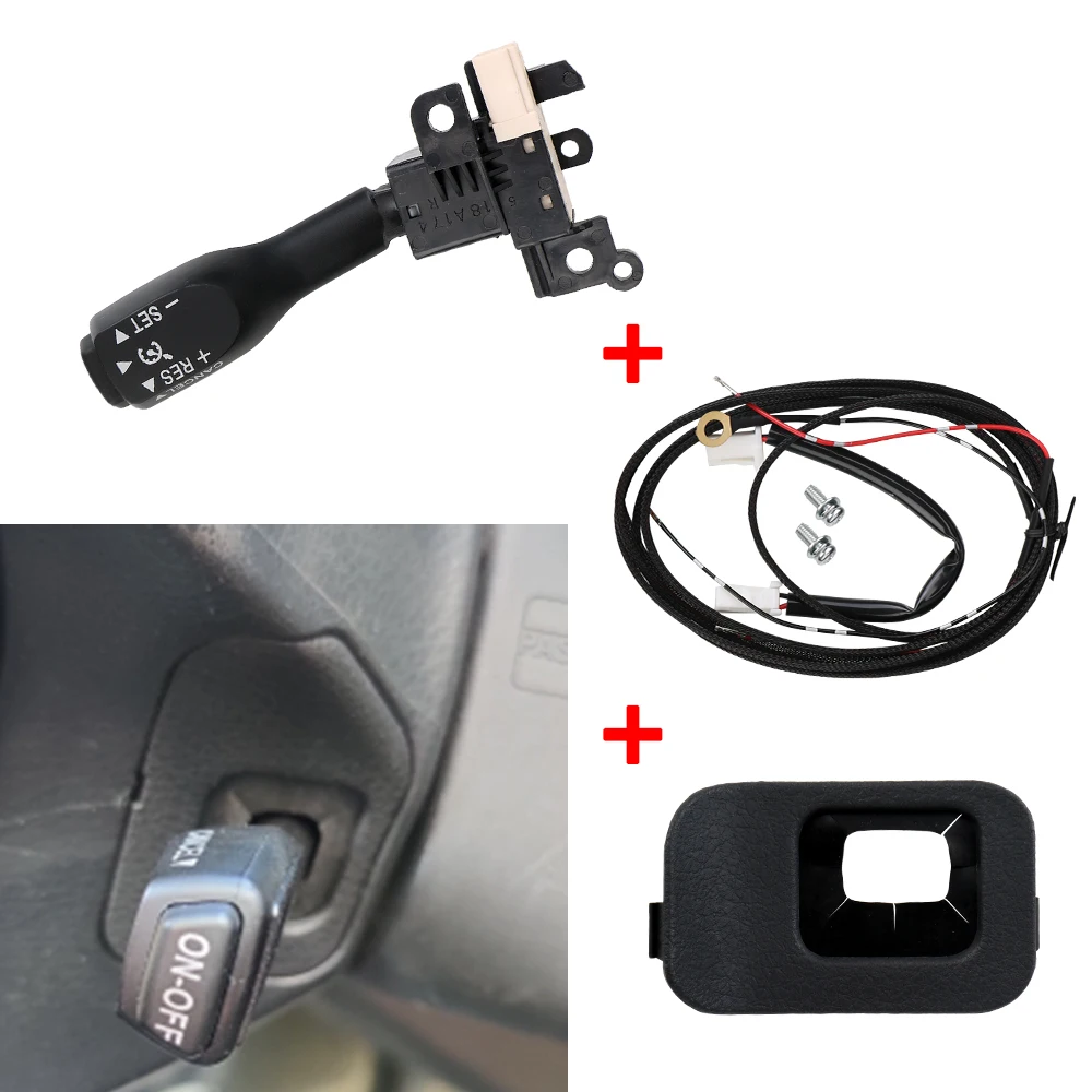 

Car Cruise Control Switch Steering Wheel Set Kit Automotive Accessories Error Free Replacement For Toyota RAV4 Corolla 2010-2014