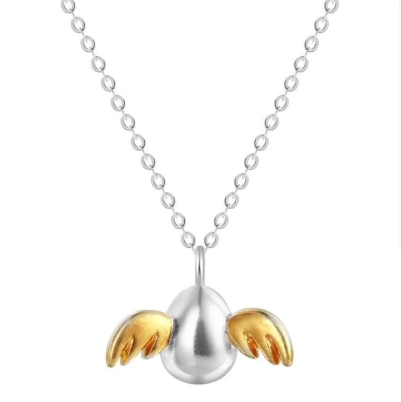 

New Fashion Wholesale Creative Exquisite 925 Sterling Silver Jewelry Angel Egg Popular Female Pendant Necklaces H254