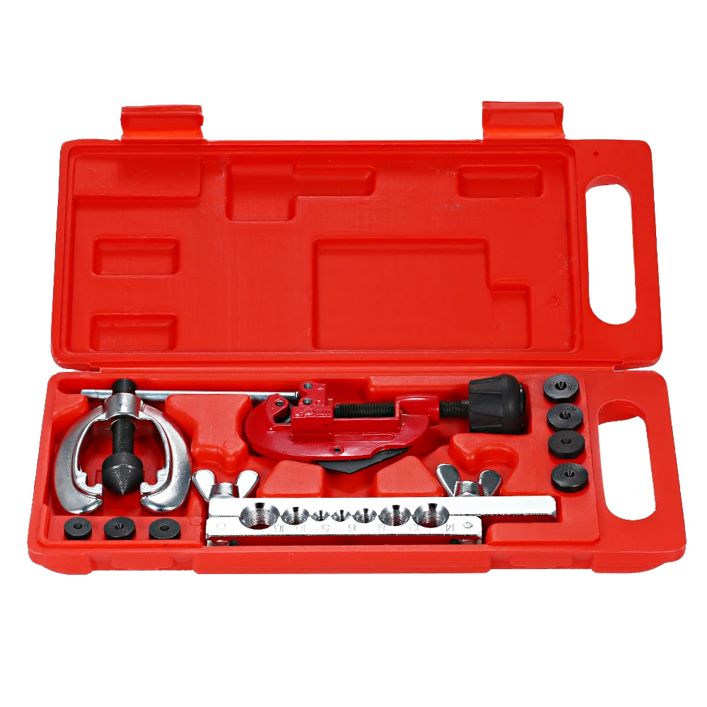 

Metric Cutter tool kit Copper Brake Fuel Pipe Repair Double Flaring Dies Tool Set For Cutting Flaring Tools for Refrigeration