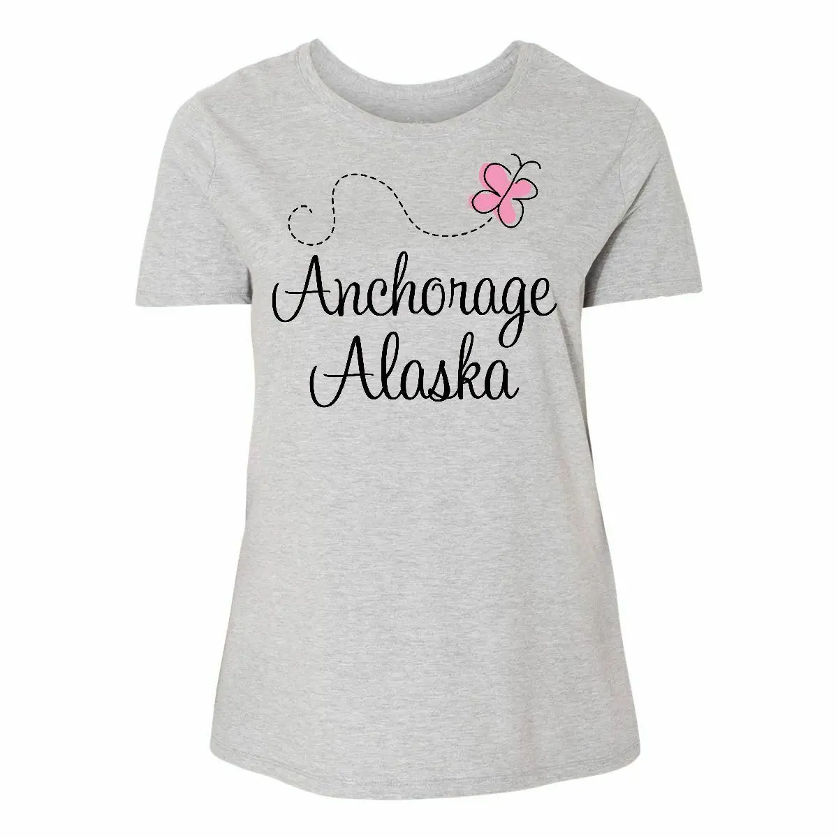 Anchorage Alaska женская футболка городские города одежда футболки|Футболки| |