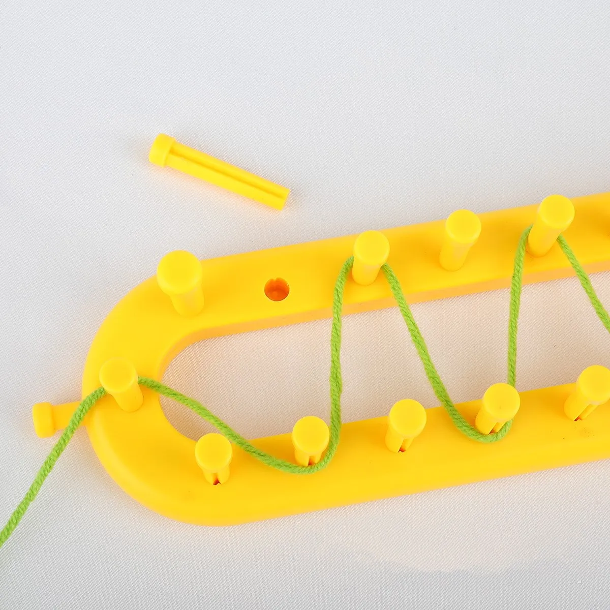 3pcs/Set Random Color Weaving Loom Knitting Kit Plastic Pompom Sock Hat Scarf Scarves Maker Long Handle DIY Tool | Дом и сад