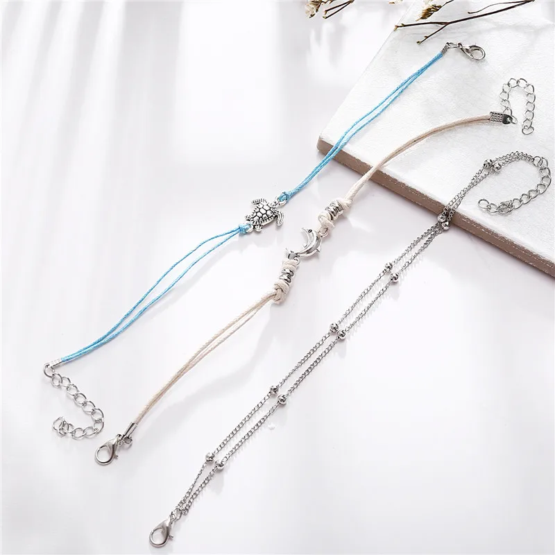 В богемном стиле Черепашки-ниндзя кулон анклет (браслет на ногу браслет для ног