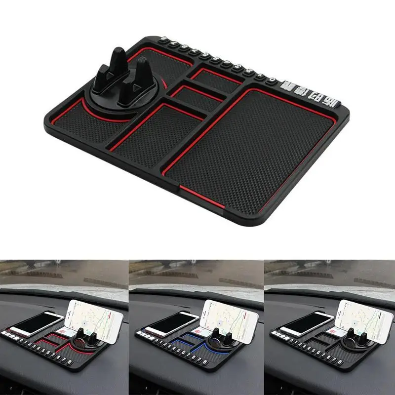 Многофункциональный автомобильный нескользящий коврик для приборной панели