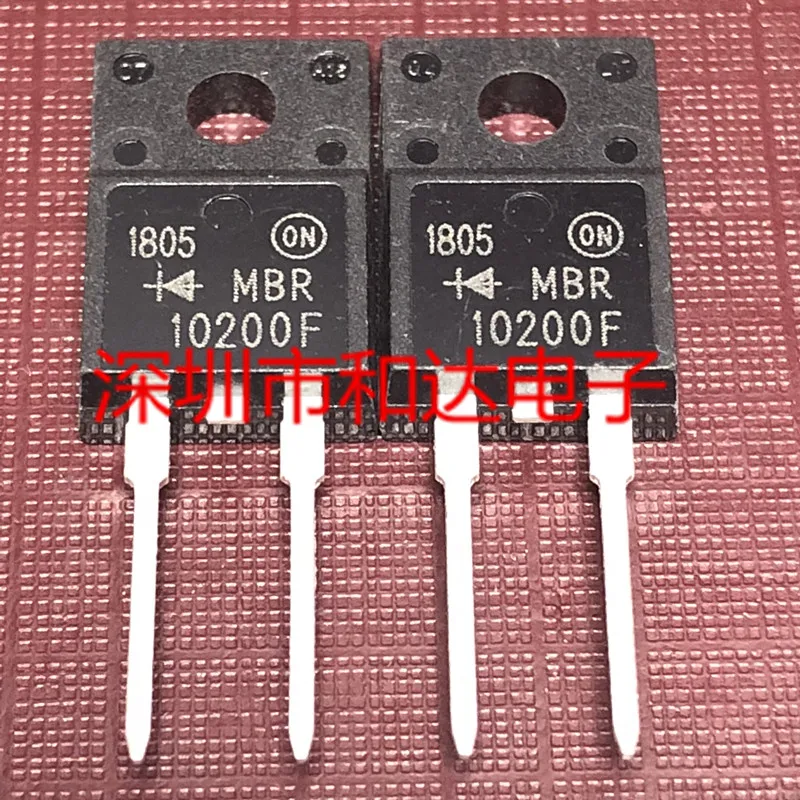 

5pcs MBR10200F TO-220F 200V 10A