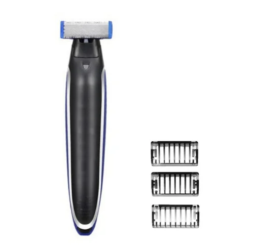 1 shaver 1 blade Электрический триммер мужской удалитель бороды Перезаряжаемый для бритья машина для очистки лица клипер бритва клипер устройство - Цвет: 1 shaver 1 blade