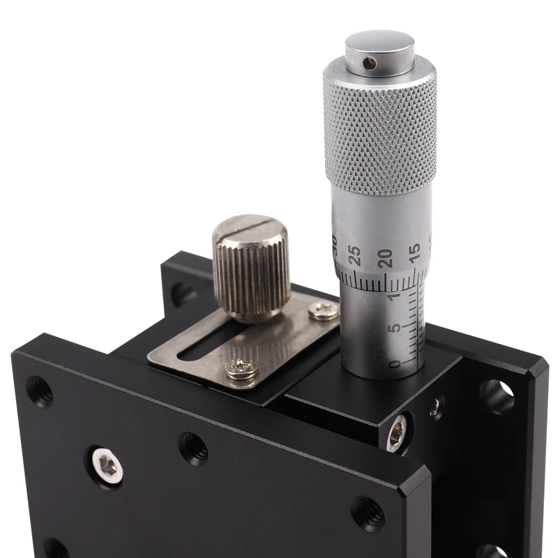 

Z Axis 60X60mm Optical Displacement Platform High Precision Micrometer Height Adjustable Sliding Stage Sliding Table LZ60