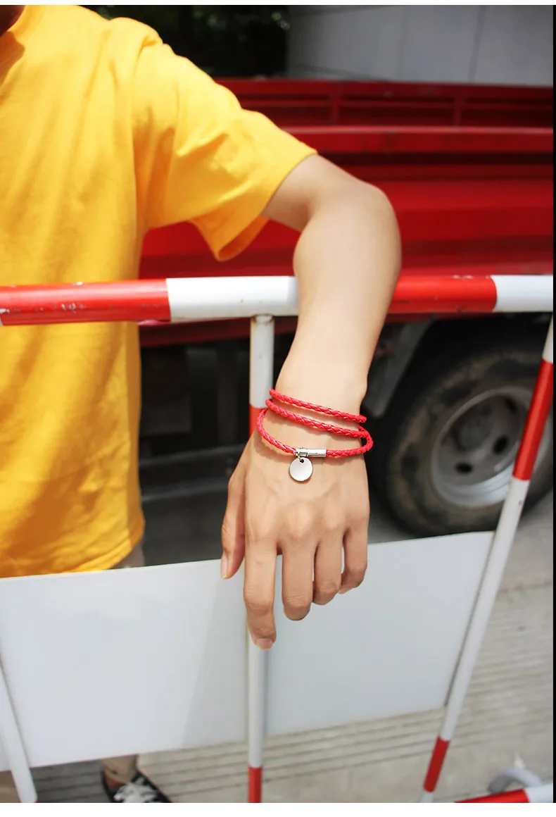 EY 4 стиля многослойный Длинный кожаный браслет на магнитной застежке для мужчин и