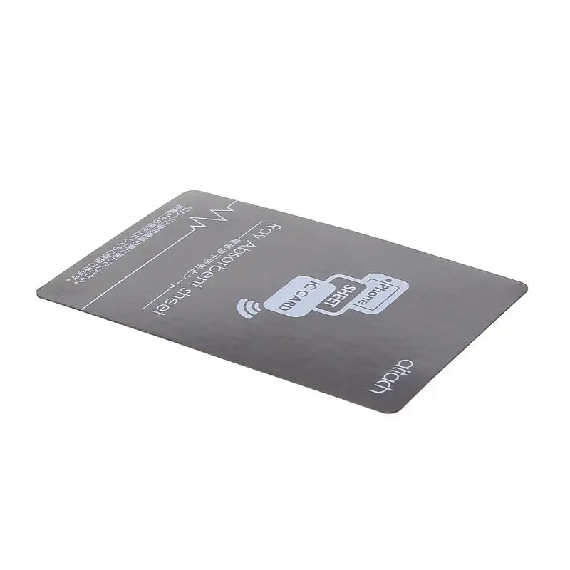 Серый Анти-металлический магнитный NFC стикер Пастер для iPhone сотовый телефон