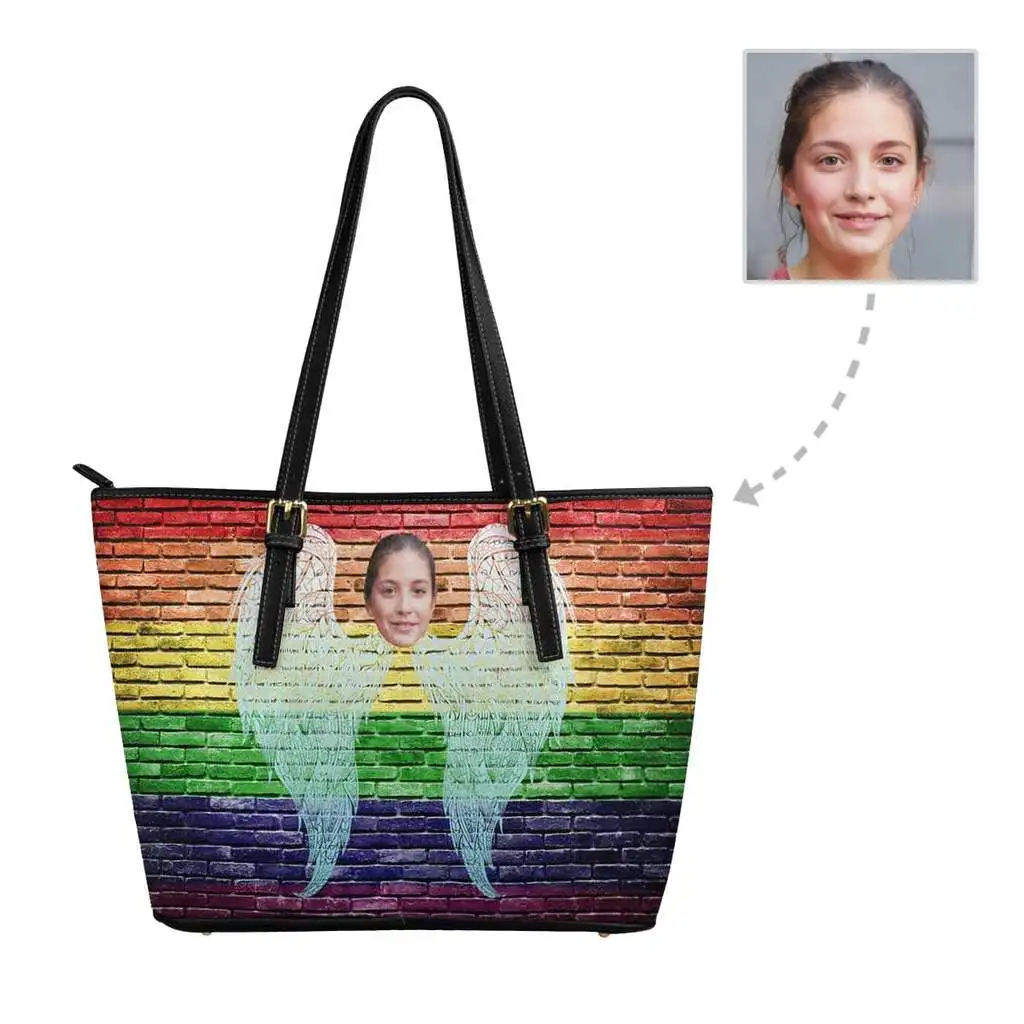 

Сумка-тоут с принтом «Лицо девушки», на заказ