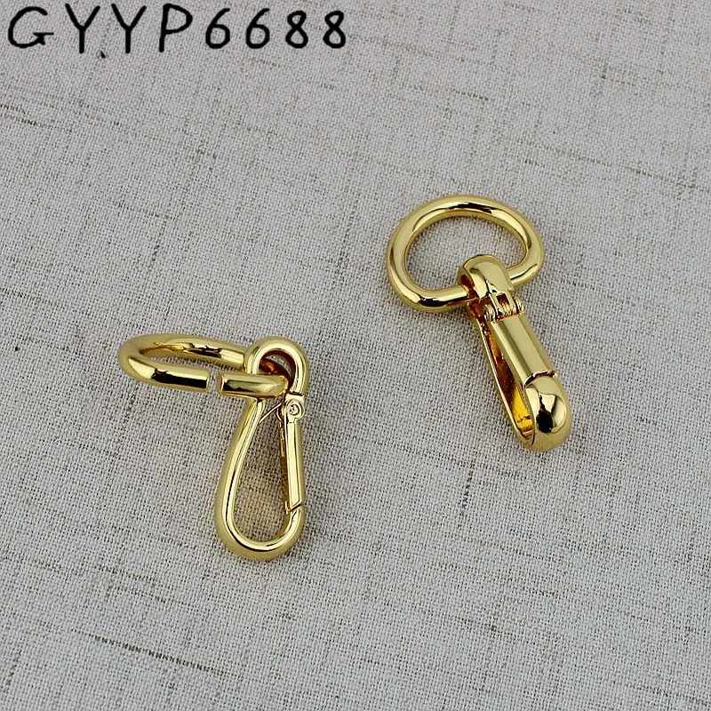 Высокое качество 4 шт. Золотая треугольная пряжка массивное d образное кольцо