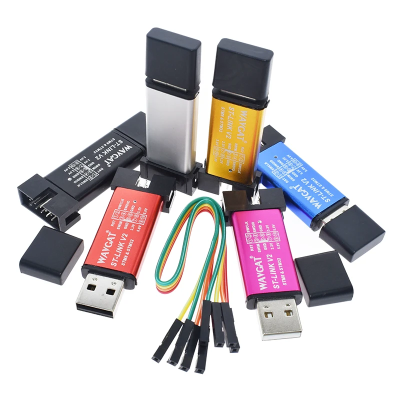 Симулятор загрузки ST-Link V2 stlink mini STM8STM32 с крышкой | Электронные компоненты и