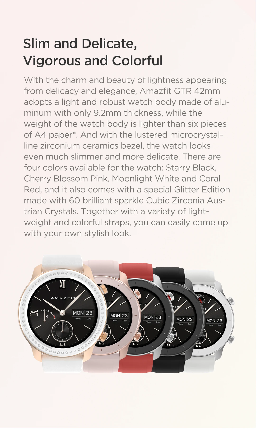 Глобальная версия Amazfit GTR 47 мм Смарт-часы 5ATM водонепроницаемые умные часы 24 дня батарея gps управление музыкой кожаный силиконовый ремешок