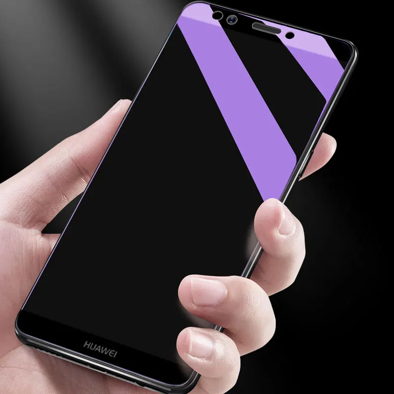IMIDO полноэкранное закаленное стекло с защитой от синего излучения для Huawei Y9 2018 Y7