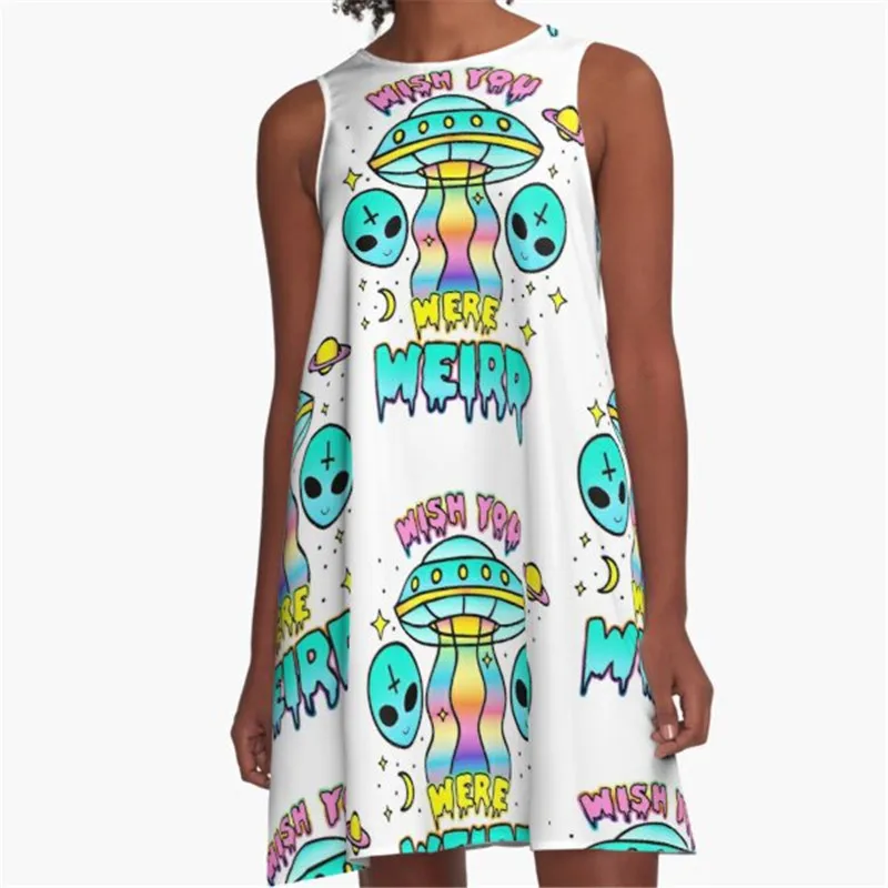 

Fashion Women summer dresses Windermere Woods Printed A-Line Boho Dress for women harajuku Sexy ladies mini short beach dress