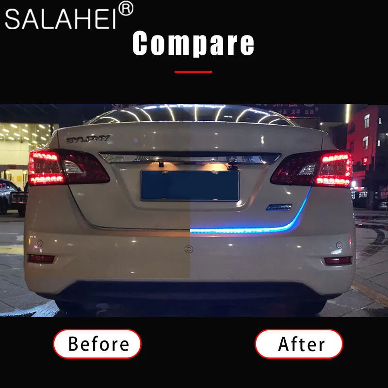 Автомобильная светодиодная Предупреждение та сигнальная лампа заднего хода 12 В 1