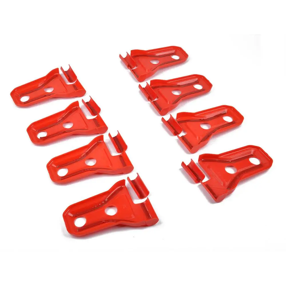 

16 шт. Стайлинг автомобиля красная боковая проекция для Jeep Wrangler JL 2018 2019