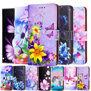 Imported Flower Phone Case For Xiaomi Redmi Note 4 4X 4A 5 5A 6 6A 7 7A 8 8A 8T Pro 3S GO Flip Leather Stand 