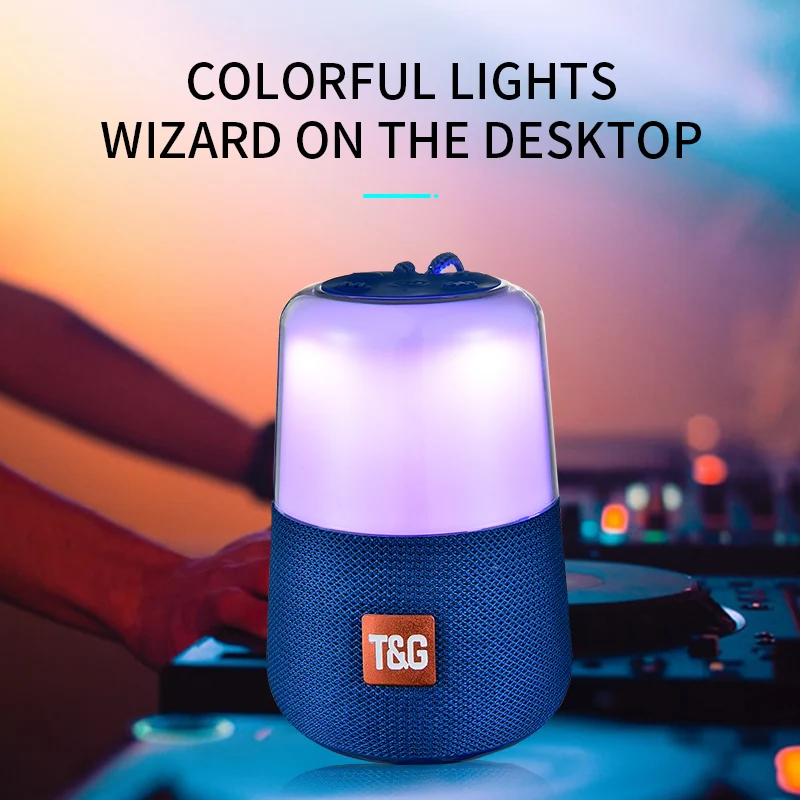 Bluetooth Колонка со светодиодной подсветкой 1200 мА · ч|Портативные колонки| |