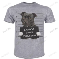 hot sale streetwear tshirt men summer top tees bad dog 230573 police dept bigger size unisex tee shirt women printed t shirts