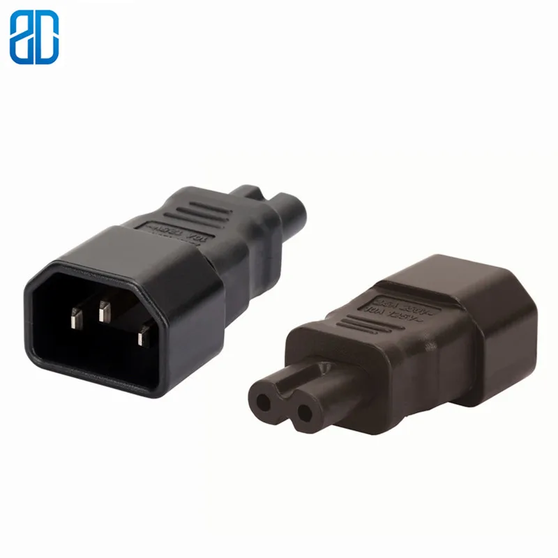 C14 C7 IEC 320 к 3 полюсный штекер на 2 женский рис. 8 адаптер питания переменного тока
