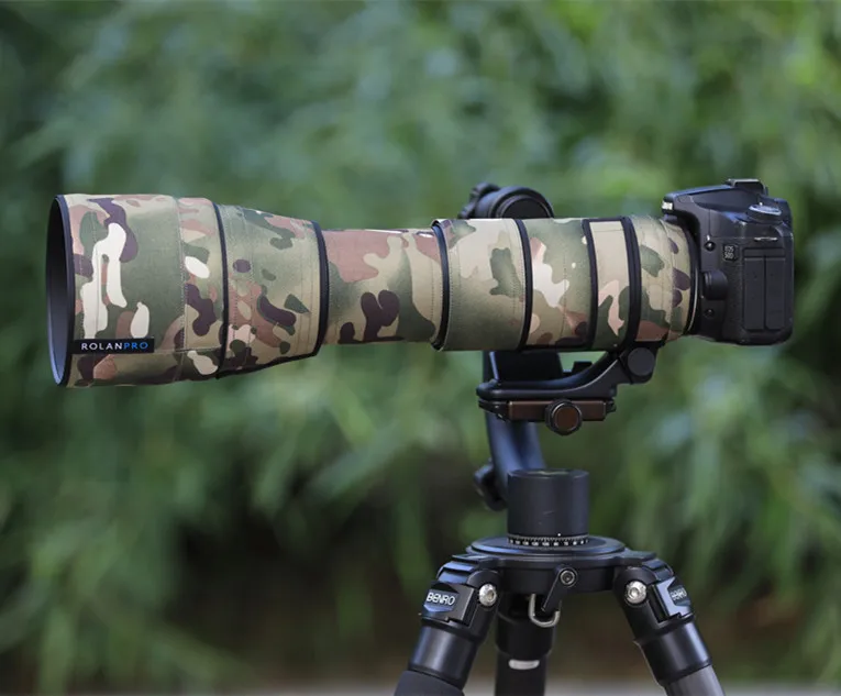 Чехол для объектива камуфляжной расцветки Tamron SP 150 600 мм G2 (A022)|lens coat|lens coat camouflagecamera