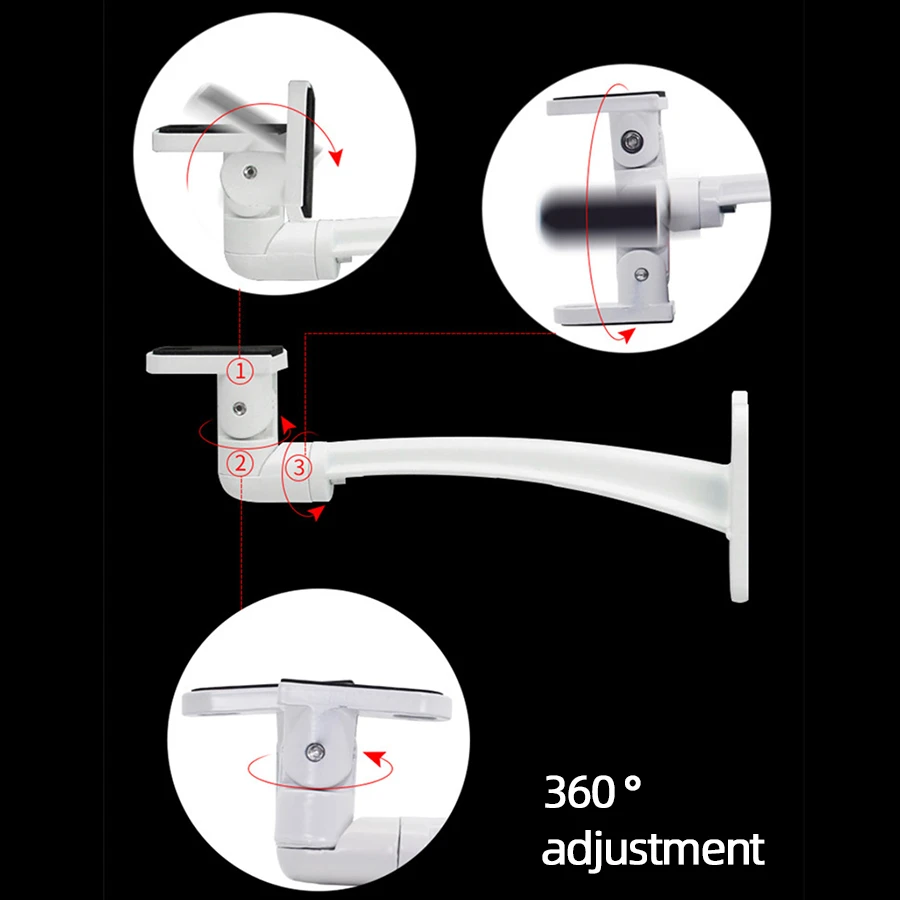 Светодиодный мини проектор TORA DOLA TD90 T6 TD01 настенный кронштейн с углом обзора 360